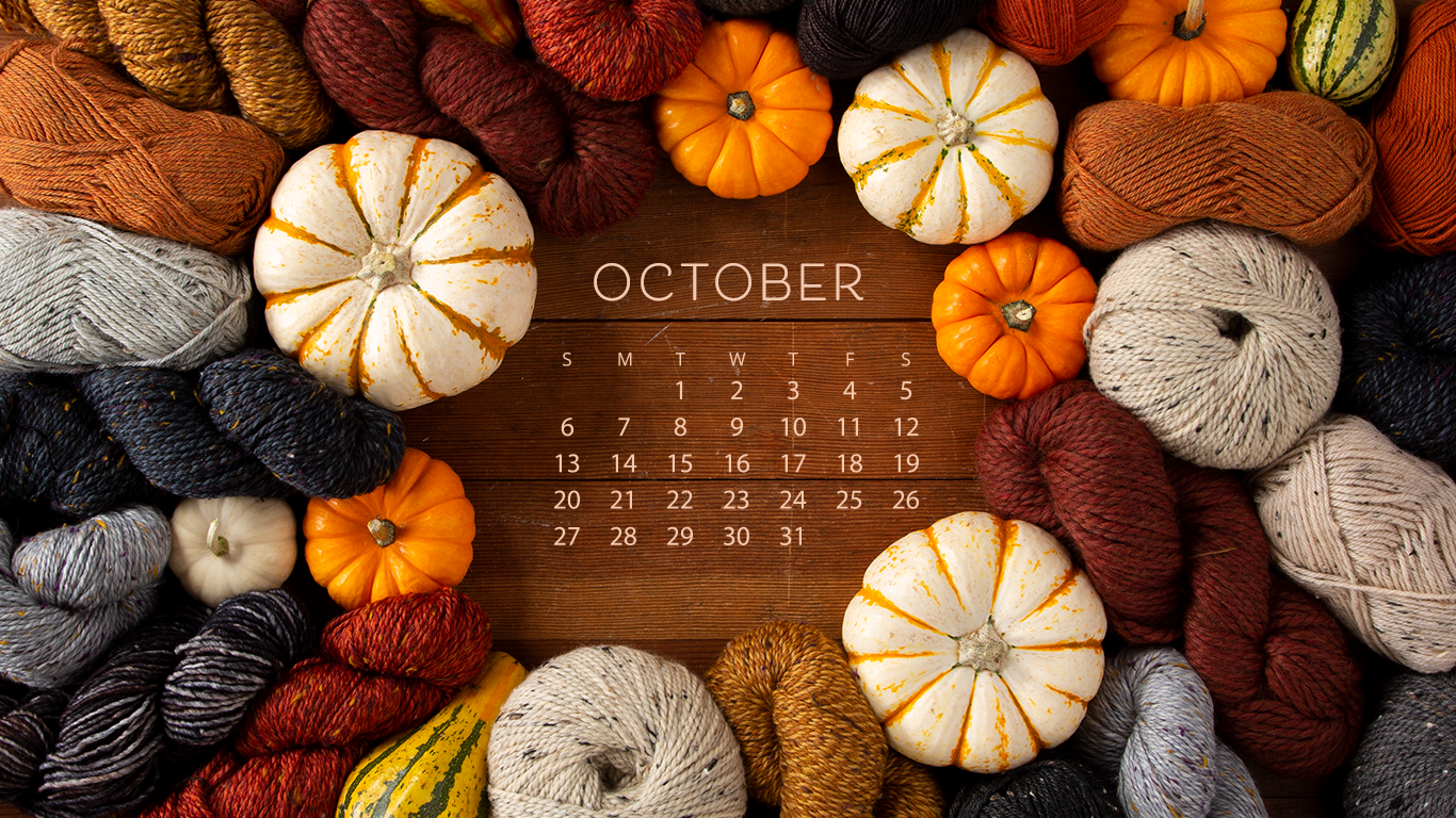 Free Downloadable October Calendar The Knit Picks Staff Knitting Blog