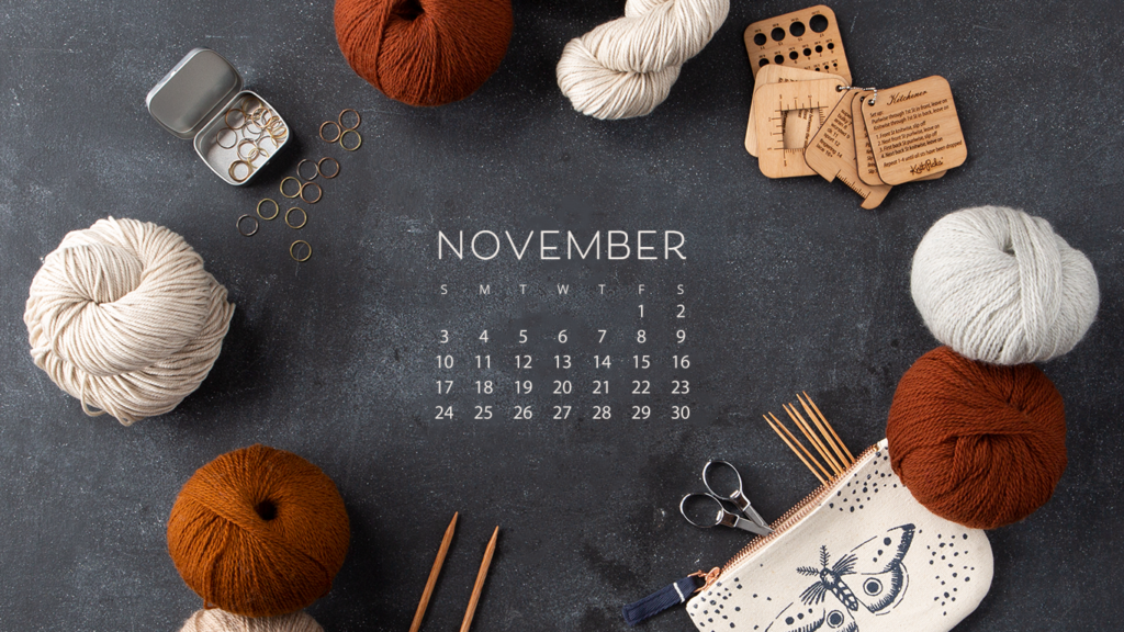 Free Downloadable November Calendar The Knit Picks Staff Knitting Blog