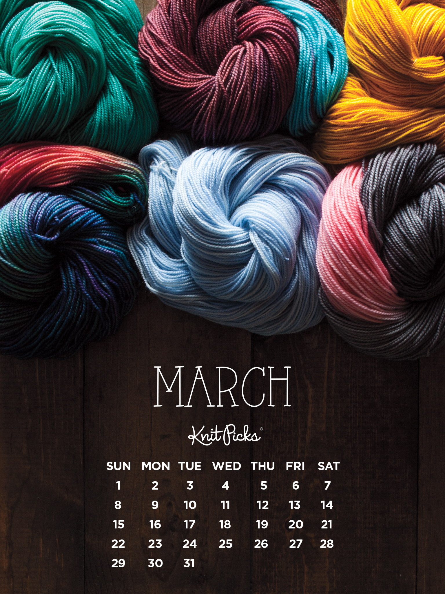 March 2015 Wallpaper Calendar Knitpicks Staff Knitting Blog