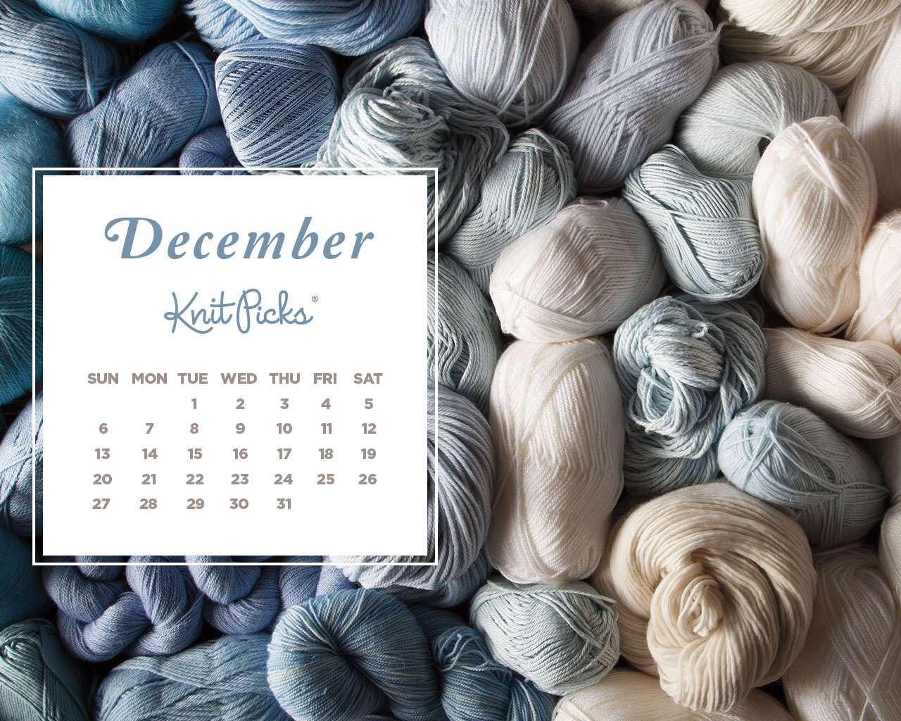 December 2015 Wallpaper Calendar - The Knit Picks Staff Knitting Blog