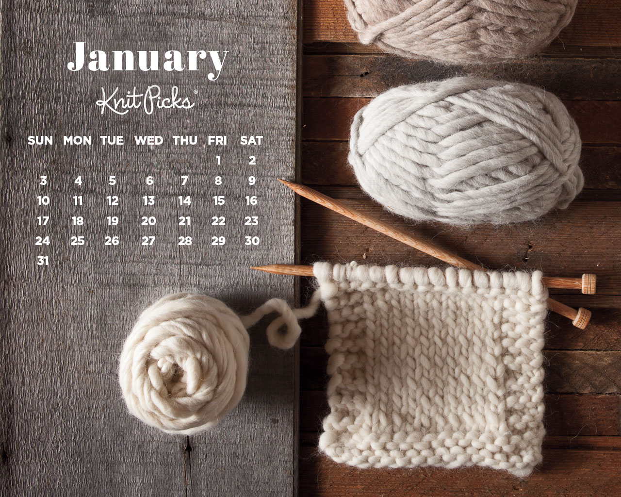January 2016 Calendar The Knit Picks Staff Knitting Blog