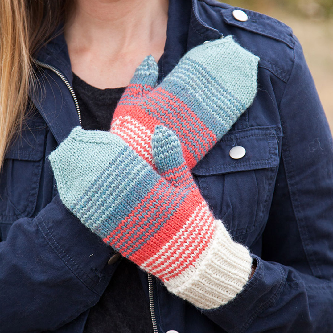 Knits for Everybody Emily's Striped Mittens! KnitPicks Staff