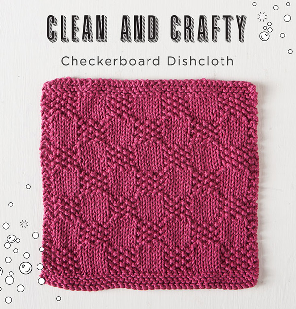 Free Checkerboard Dishcloth Pattern - KnitPicks Staff ...