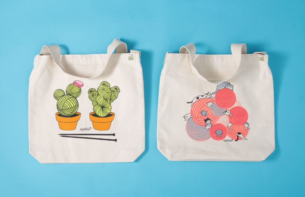 Knit Picks Tote bags