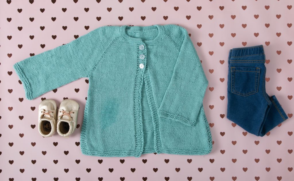 Knit Picks Baby Graphic Cardigan pattern