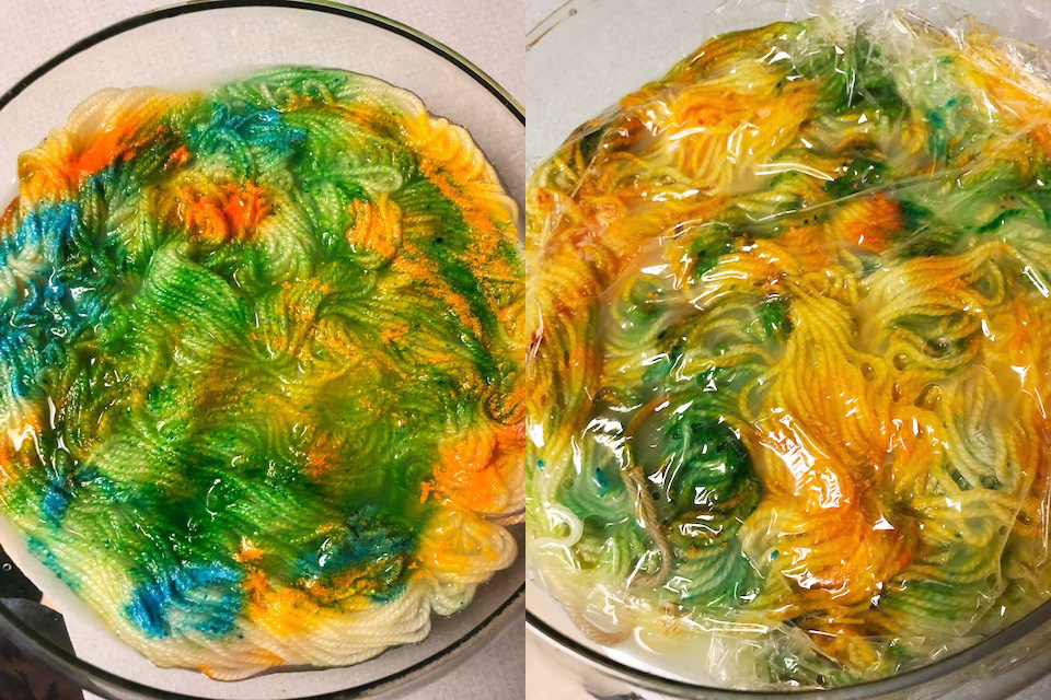 dyeing step 3 b