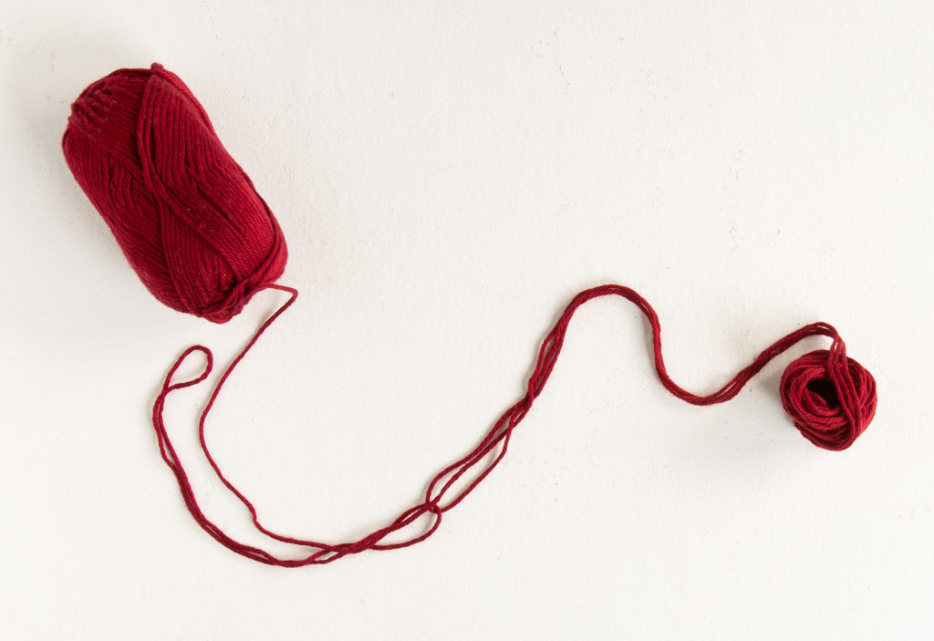 triple-stranded yarn