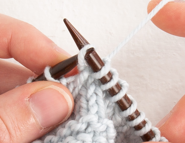 Decrease method, right twist, step 5