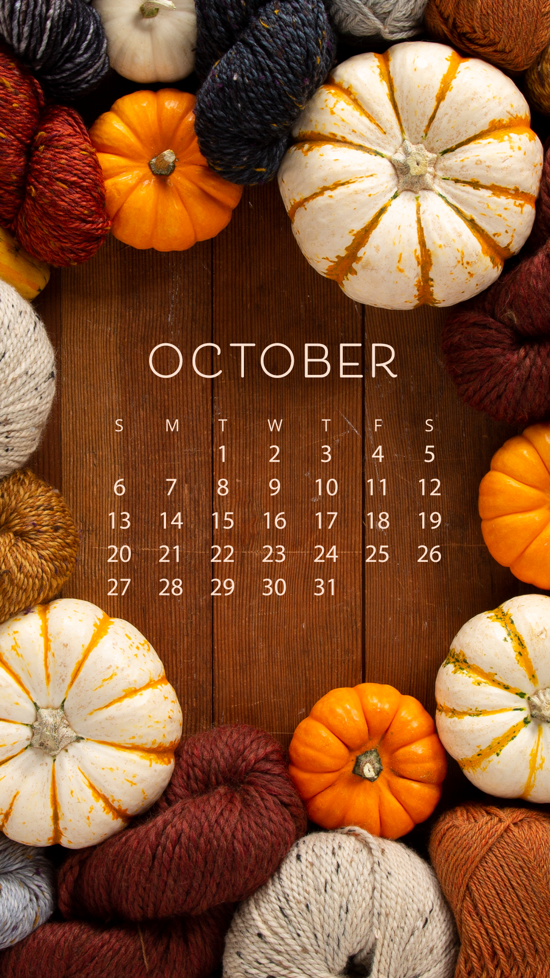 Free Downloadable October Calendar - The Knit Picks Staff Knitting Blog