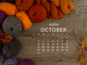 Free Downloadable October 2021 Calendar - The Knit Picks Staff Knitting ...