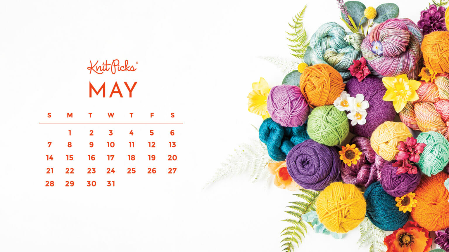 Free Downloadable May 2023 Calendar - The Knit Picks Staff Knitting Blog