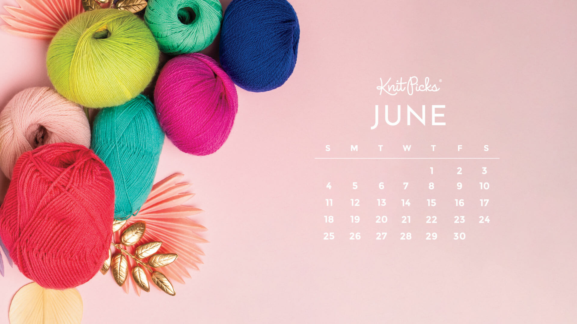 Free Downloadable June 2023 Calendar - KnitPicks Staff Knitting Blog