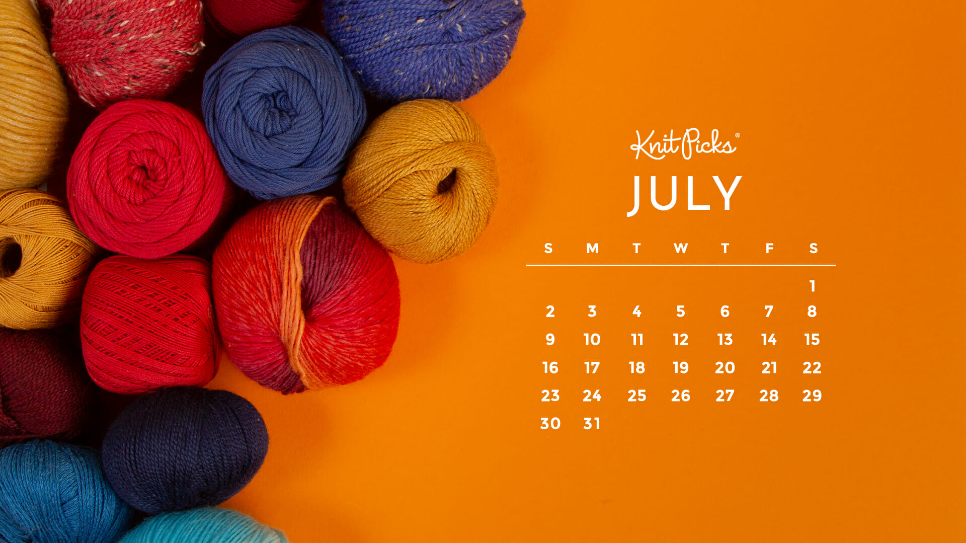 July Calendar Wallpaper