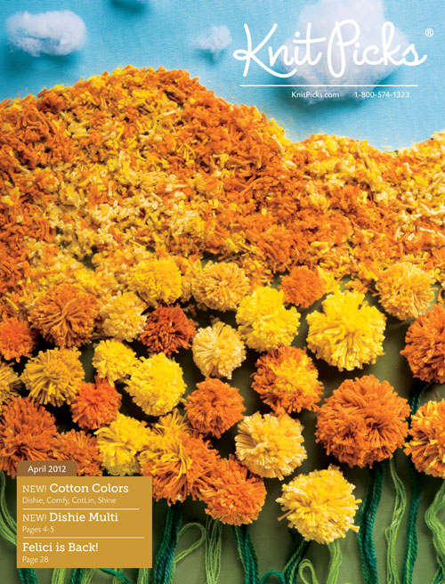 April Flowers Catalog Cover KnitPicks Staff Knitting Blog
