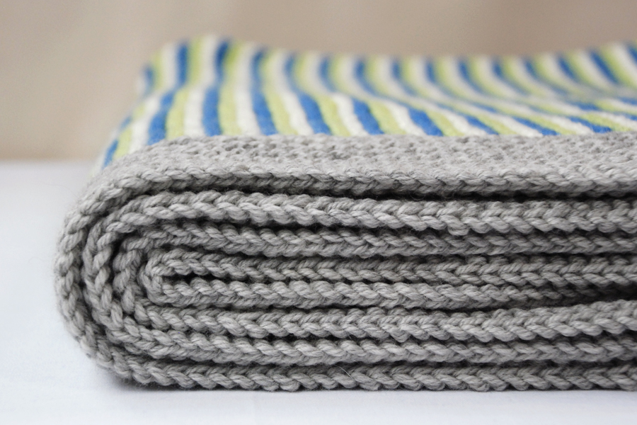 Stripey Baby Blanket - KnitPicks Staff Knitting Blog
