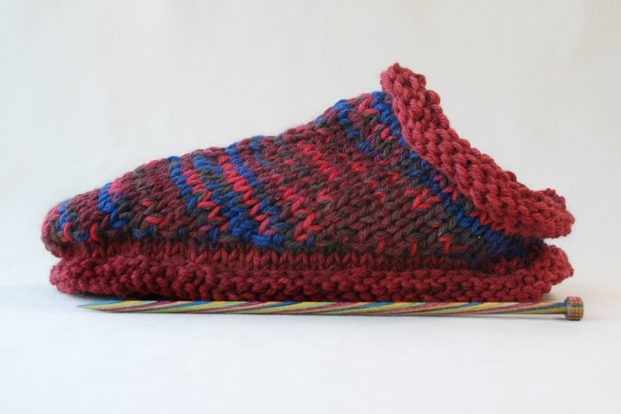 knitted clogs